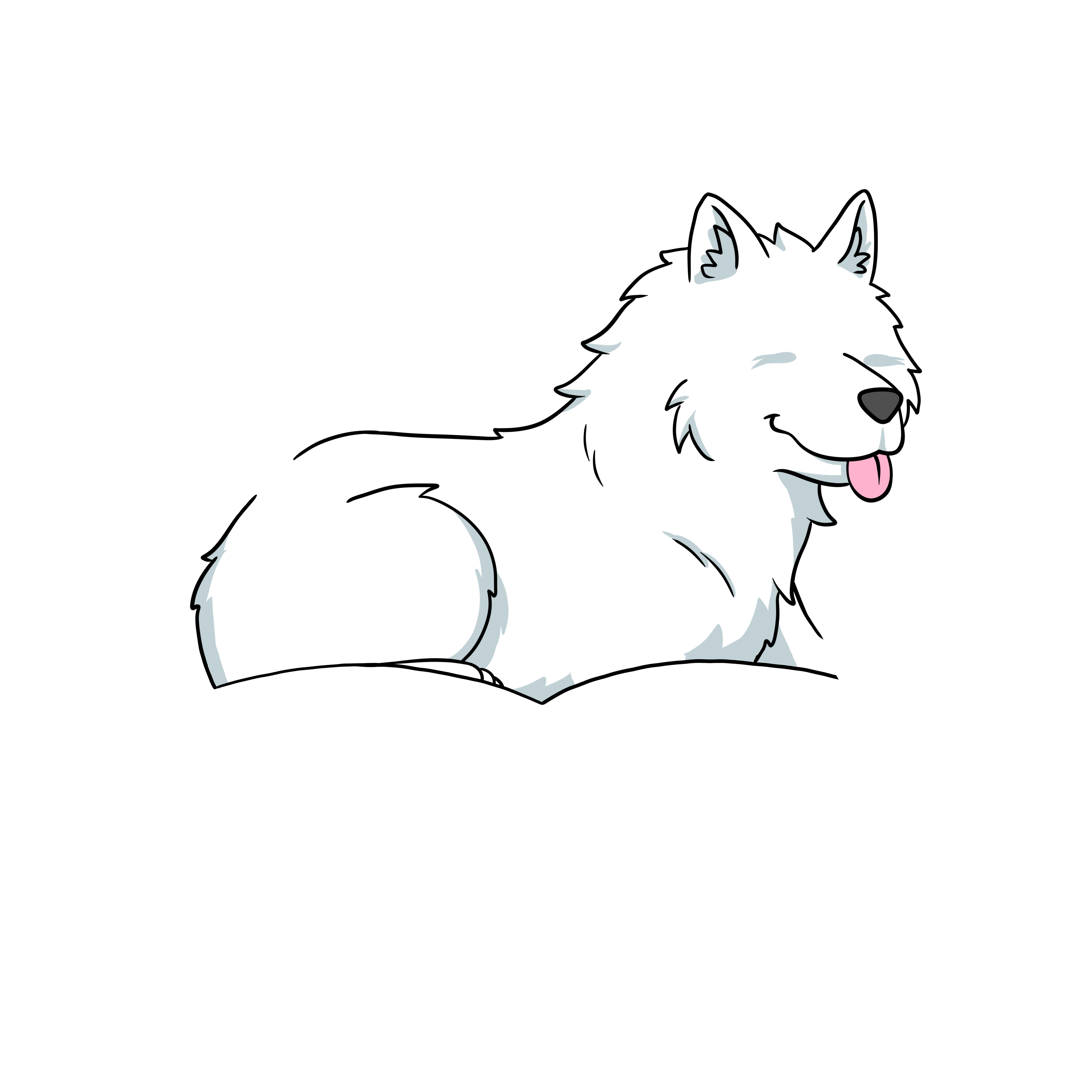 ASS the Amazing Sniffing Samoyed: Body